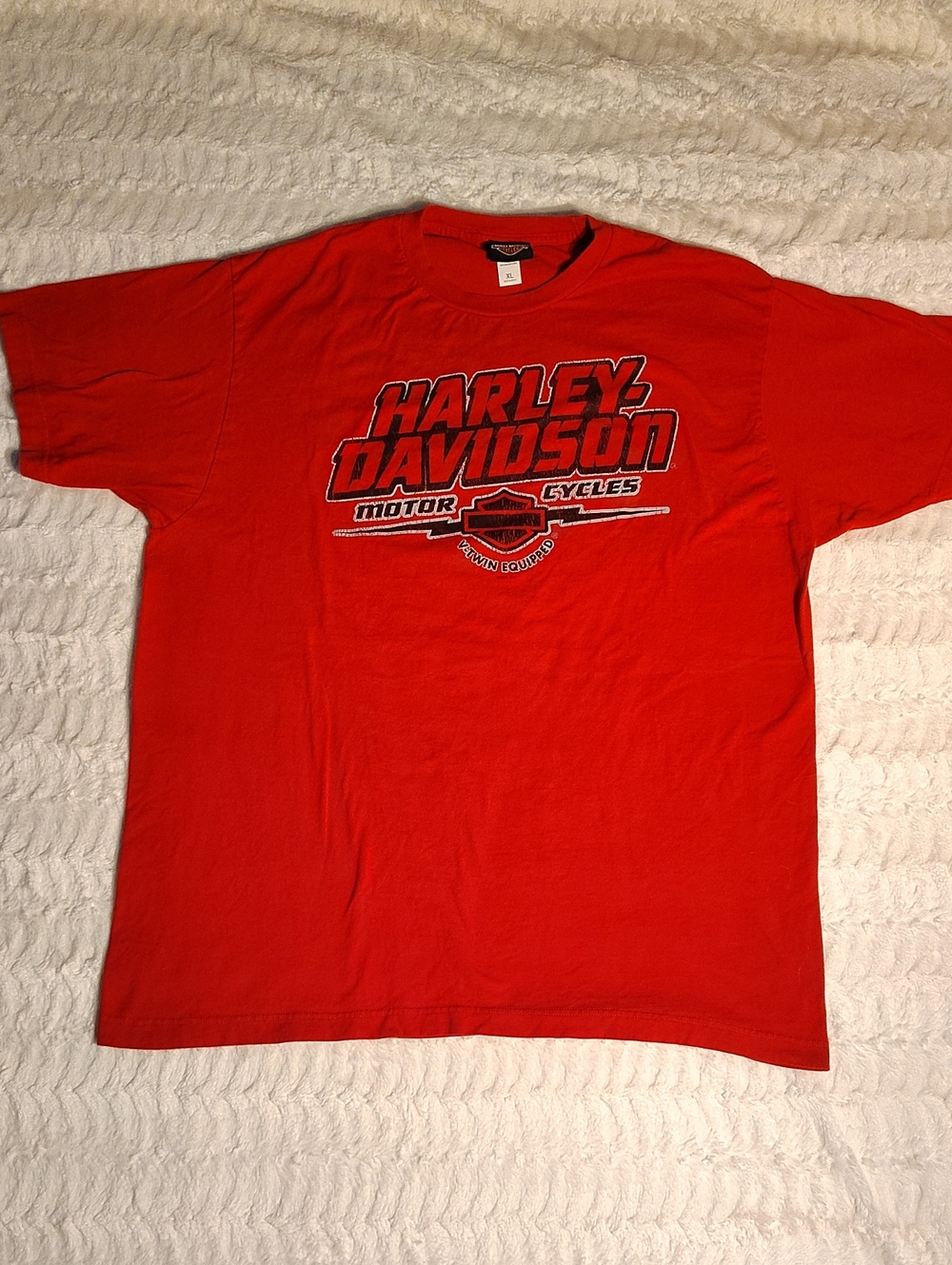 Harley-Davidson Men's Red Logo T-Shirt